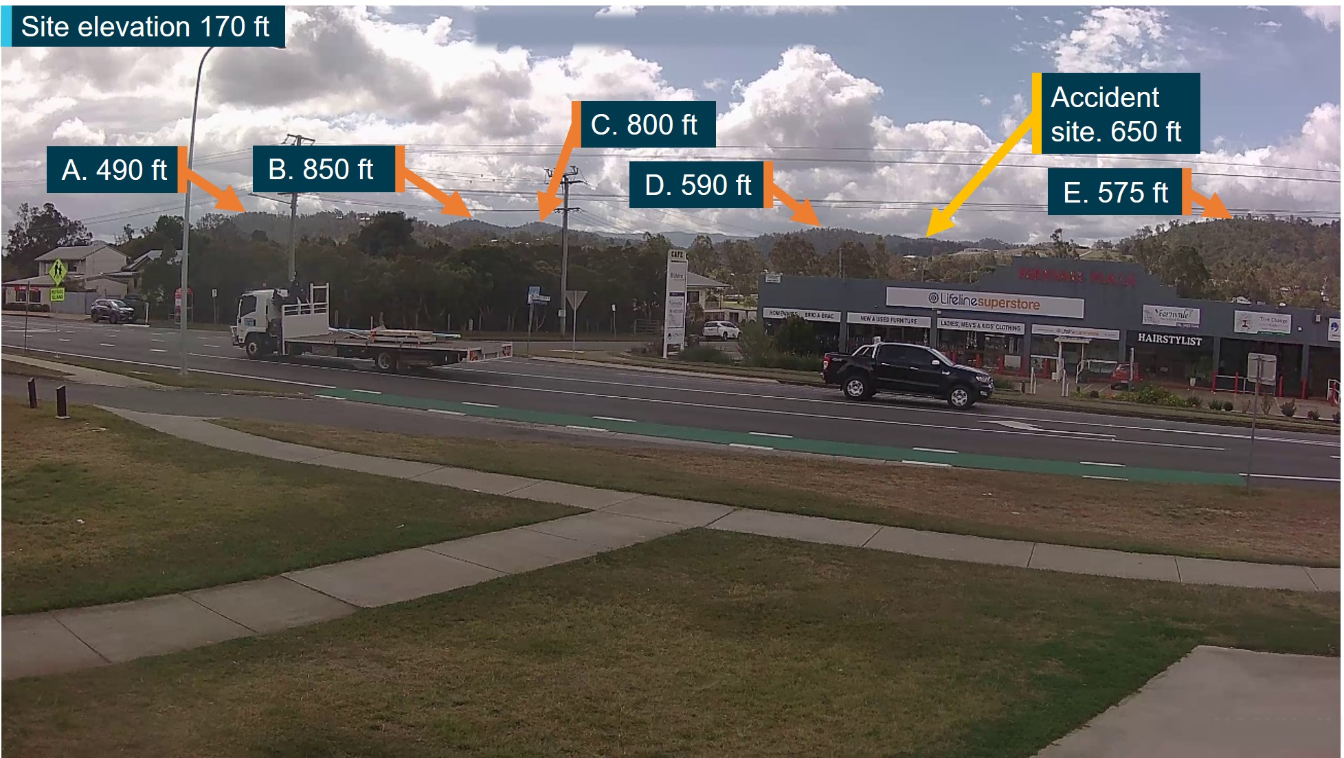 Figure 10: Image from Fernvale showing the D’Aguilar Range in clear conditions