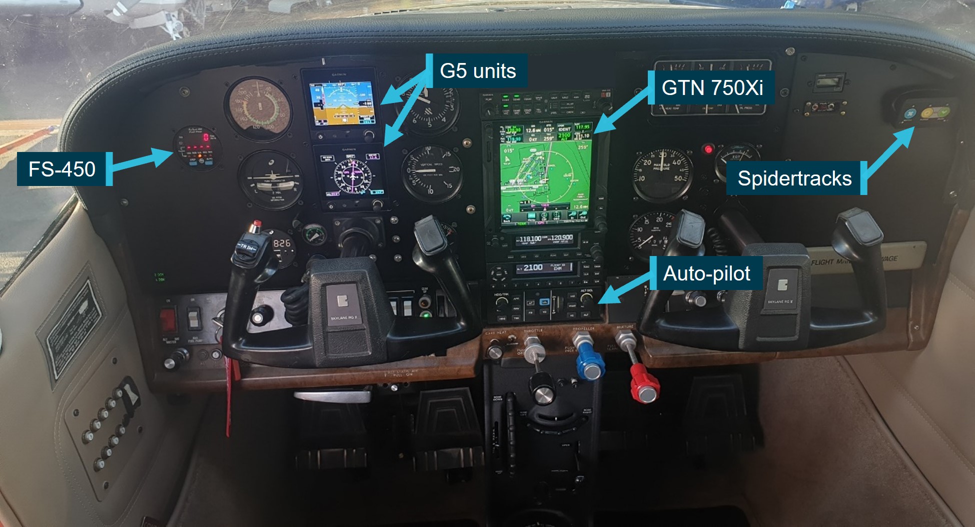 Figure 5: VH-EHM instrument panel