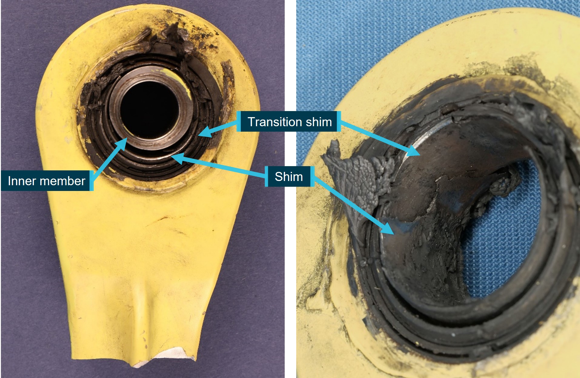 ​​​​​​​Figure 3: Lower elastomeric bearing