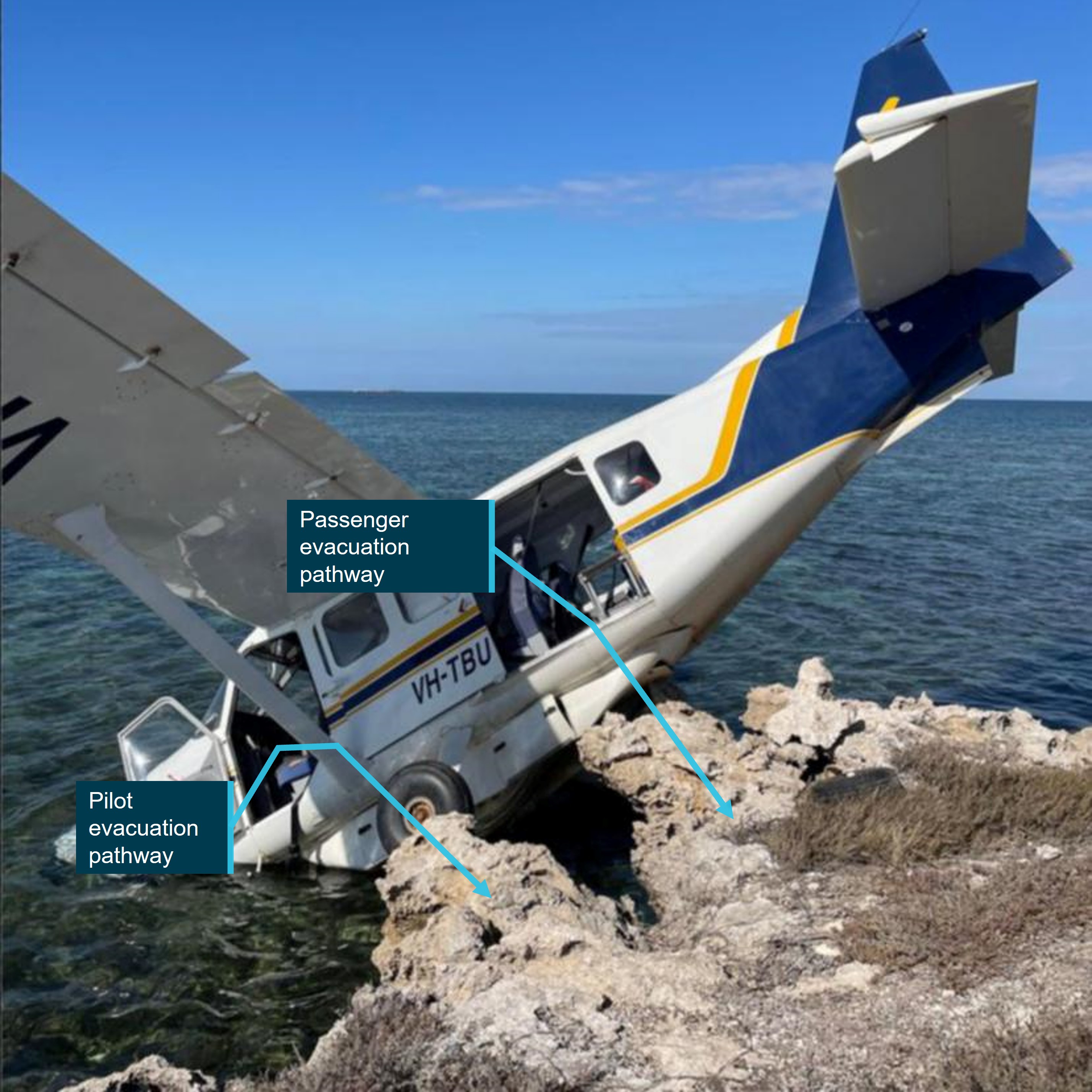 Figure 3: VH-TBU accident site