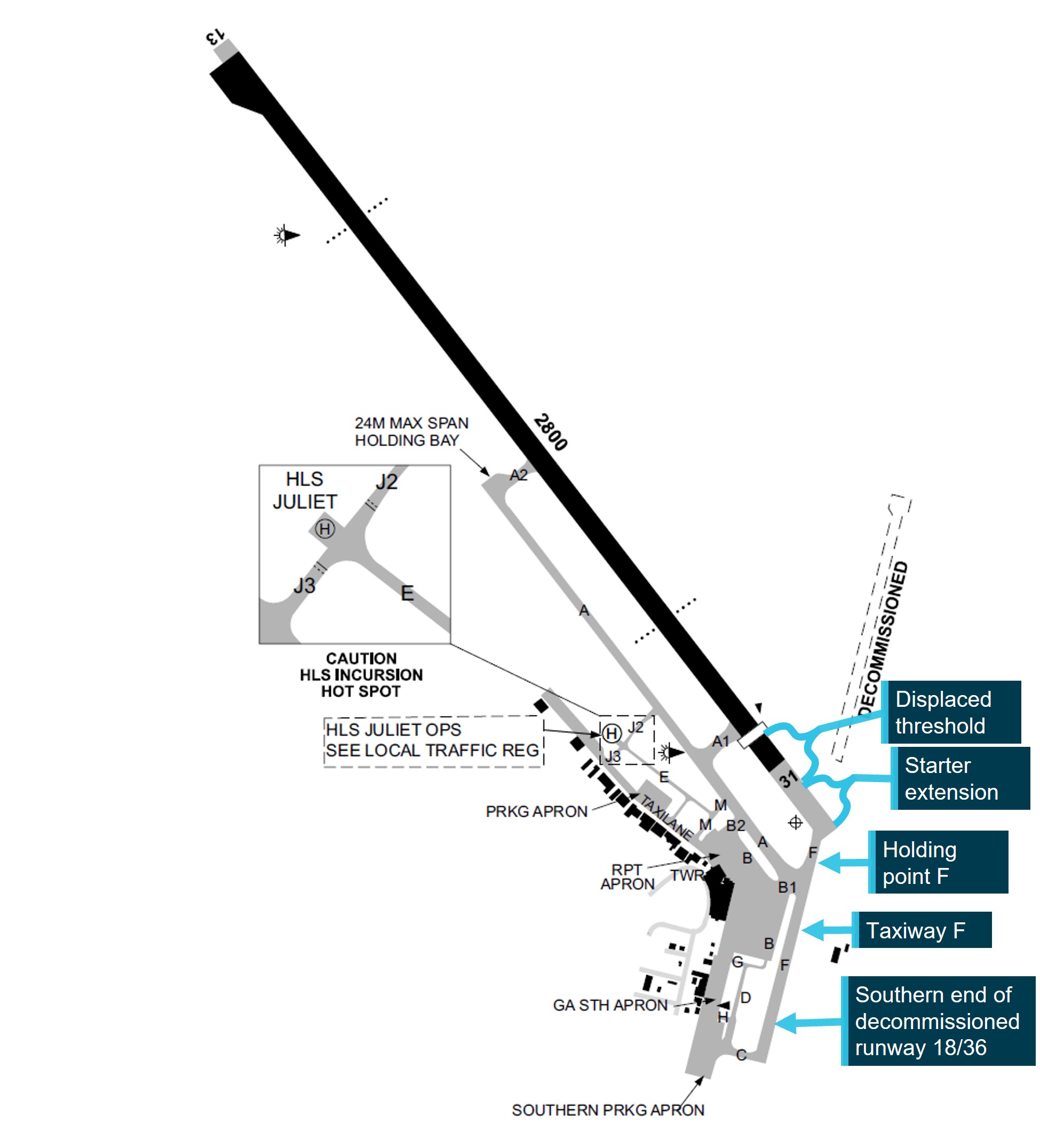 Figure 4: ERSA Sunshine Coast airport diagram