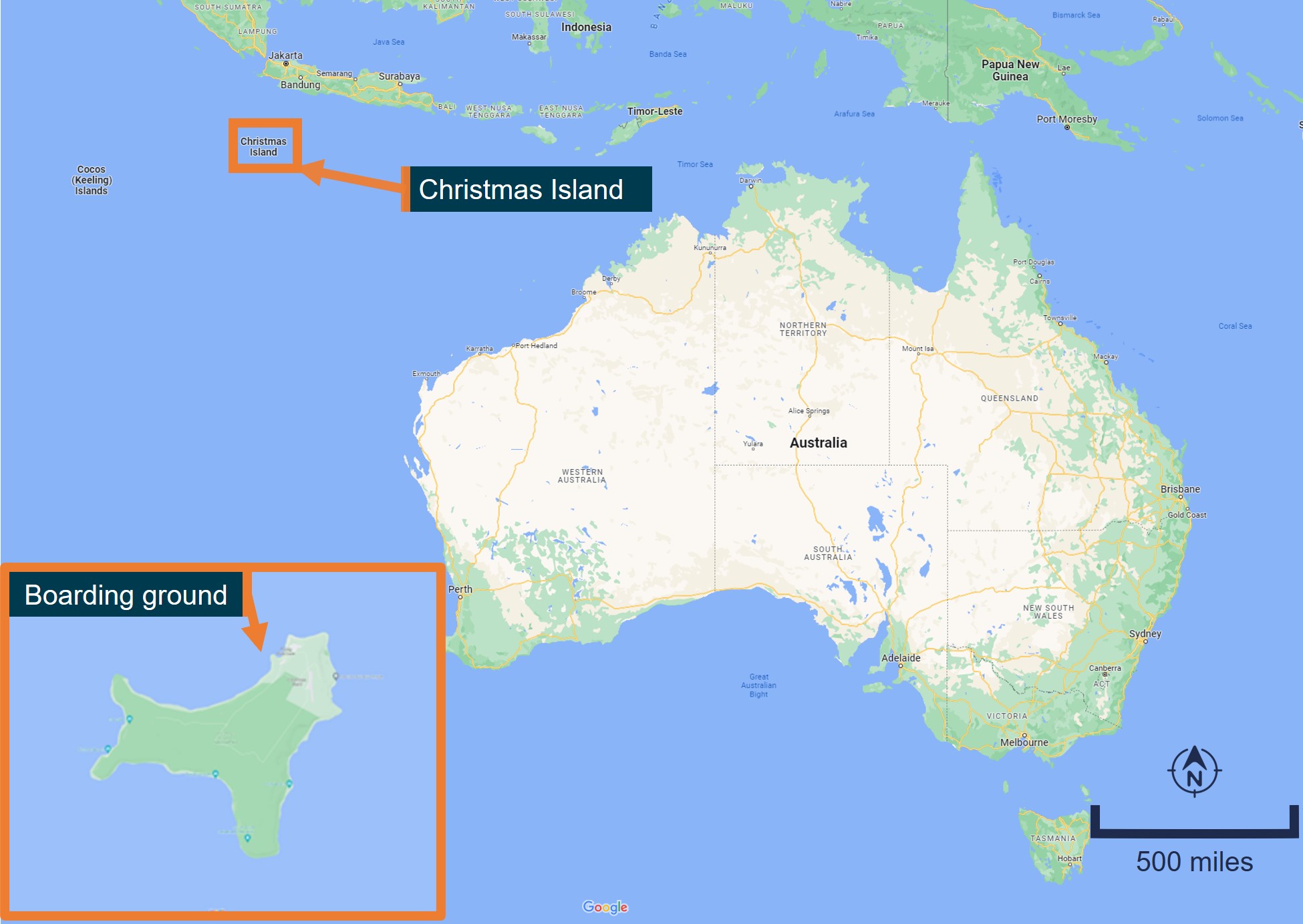 Figure 1: Territory of Christmas Island, Australia