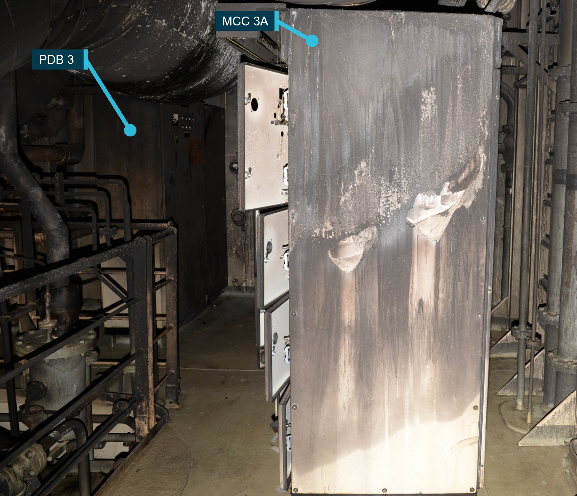 Figure 20: Electrical enclosures at forward end of B-Deck