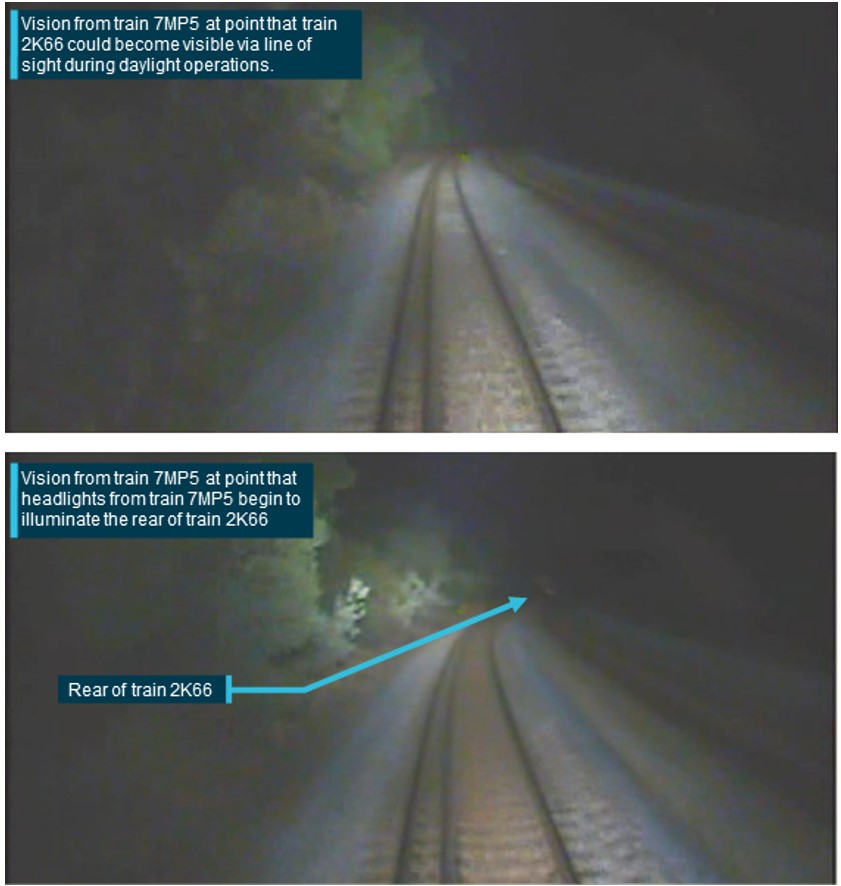 Figure 4: Forward-facing camera image from 7MP5 