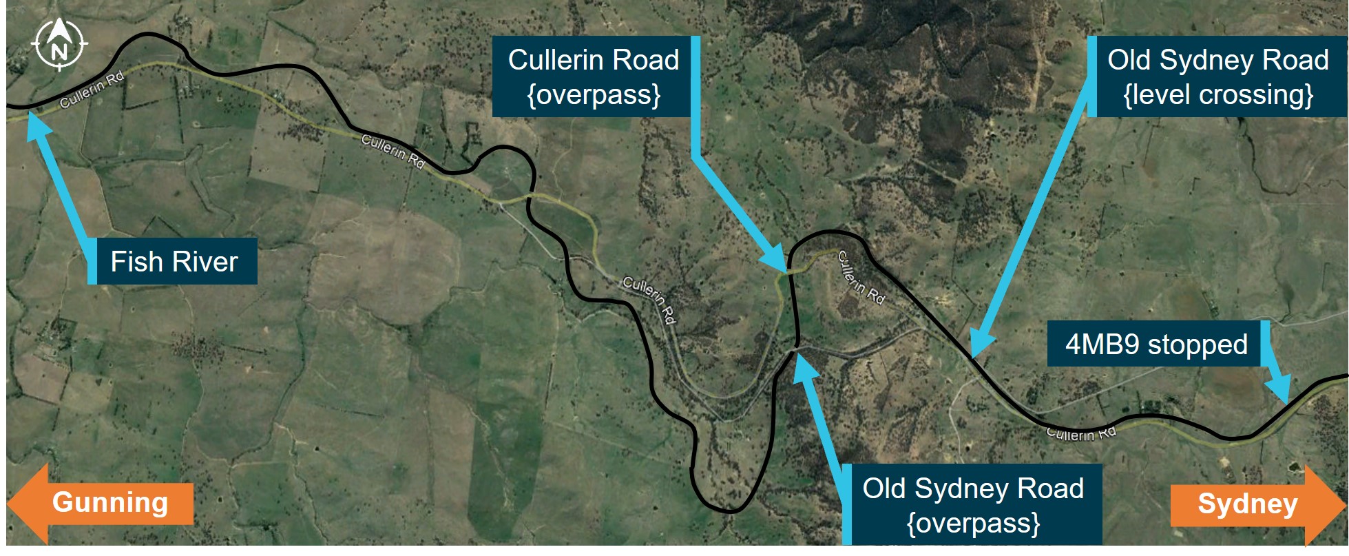 Figure 3: Vicinity of the accident