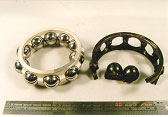 Figure 11. Bearing components compared with new items.