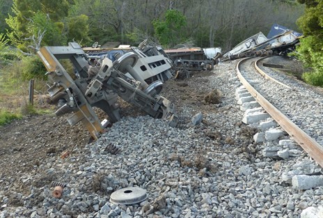 Figure 3: Derailed Wagons 