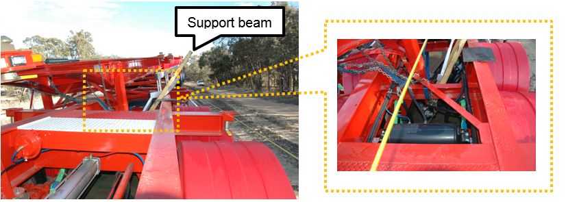 Figure 7: Collapsed trailer