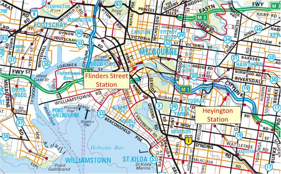 Fatality at Heyington Railway Station, Toorak, Vic., on 22 February ...