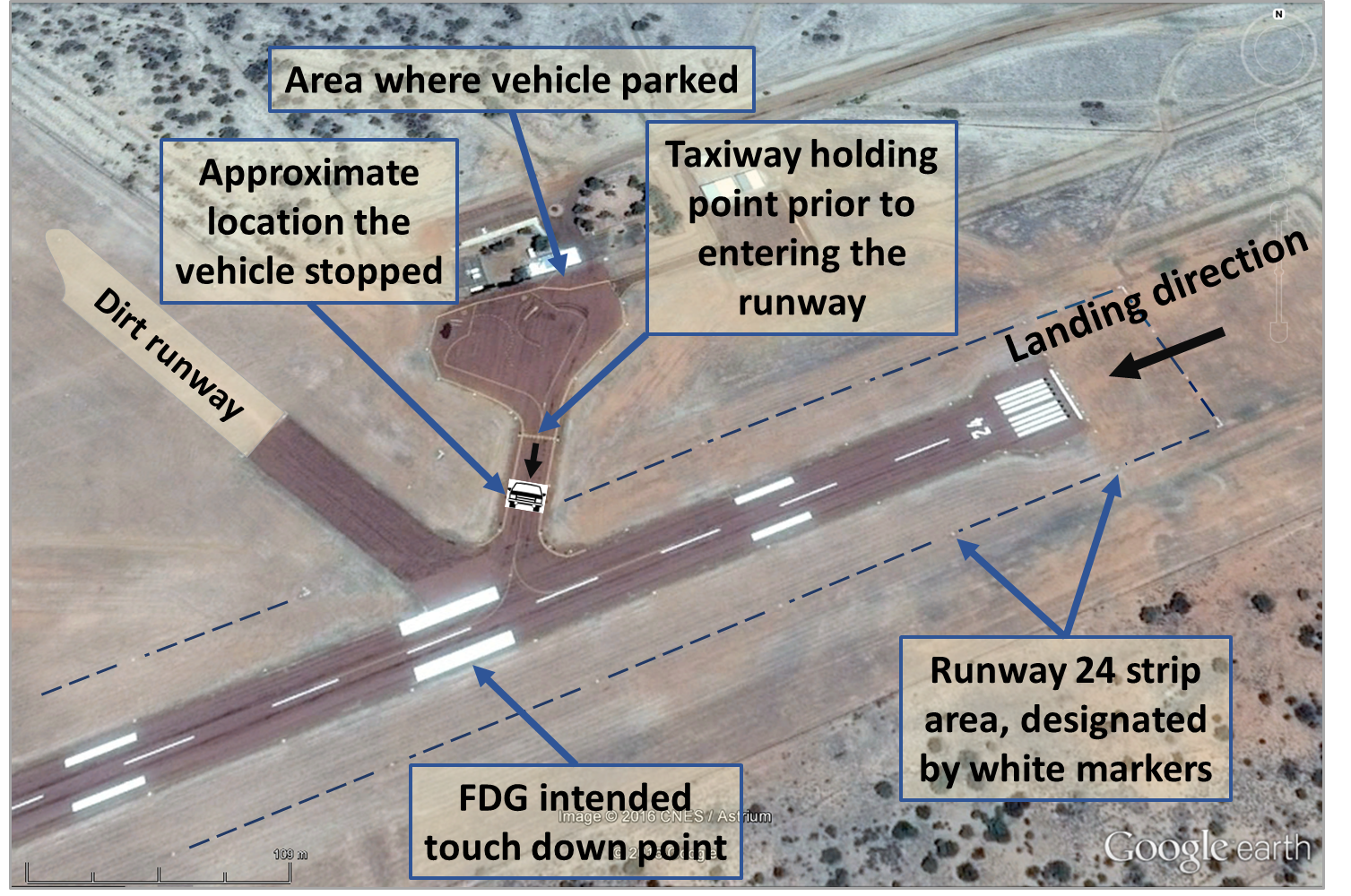 Blackall airport runway 24