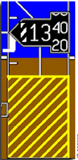 Figure 3: Radalt low altitude awareness display