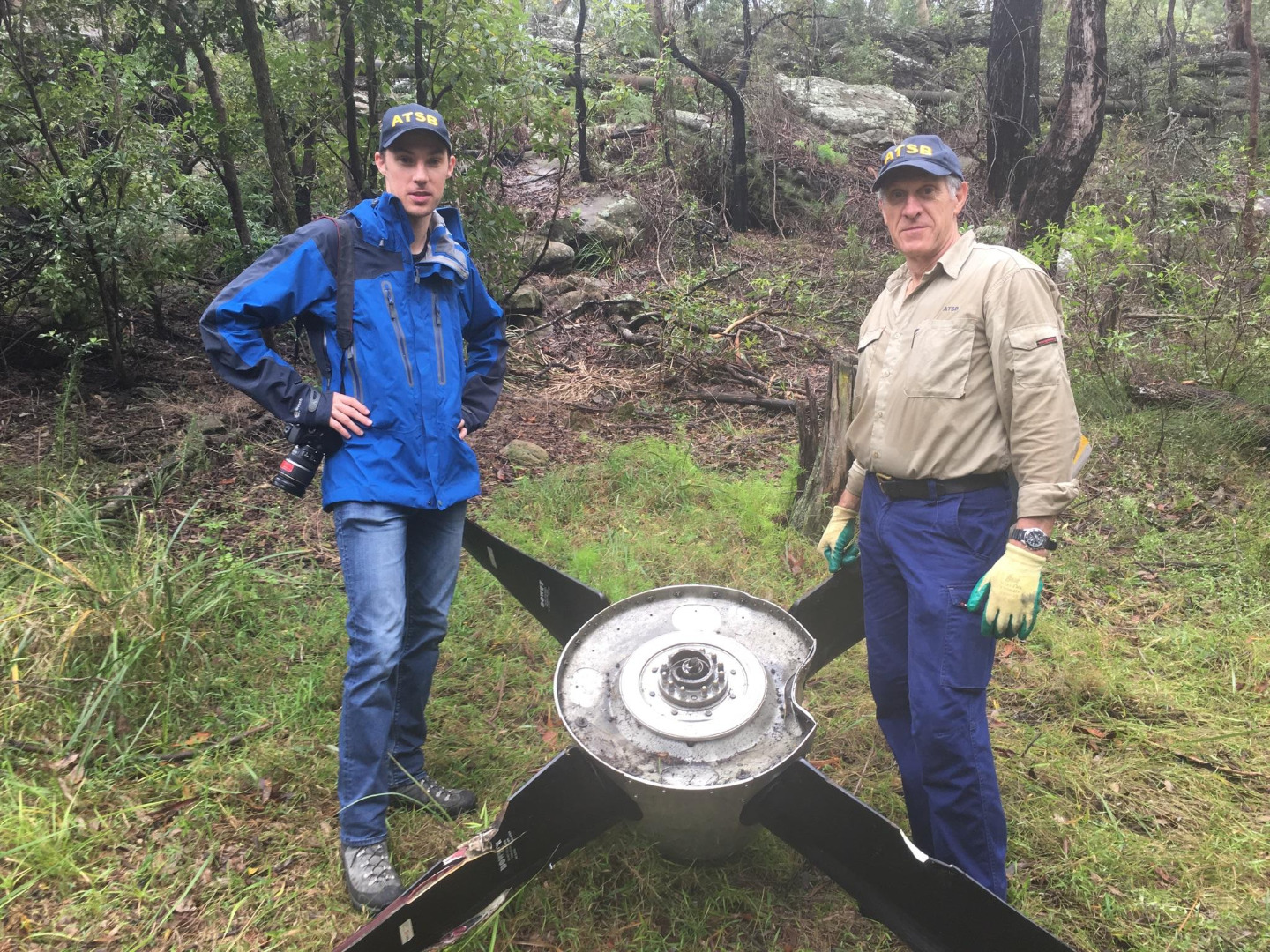 The propeller assembly detached from the engine on a flight from Albury to Sydney on 17 March