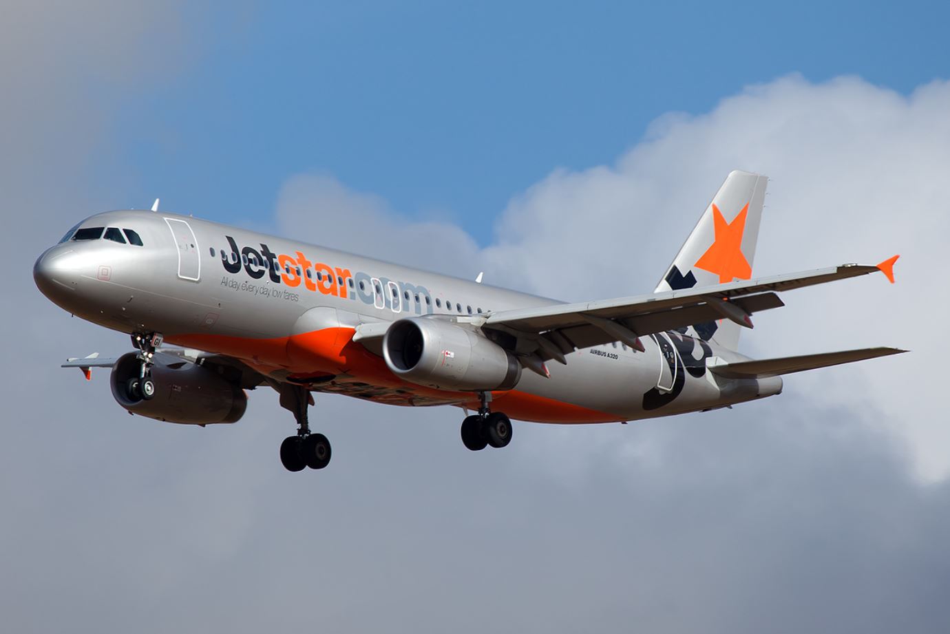 Figure 1: Jetstar Airbus A320 aircraft, VH-VGI