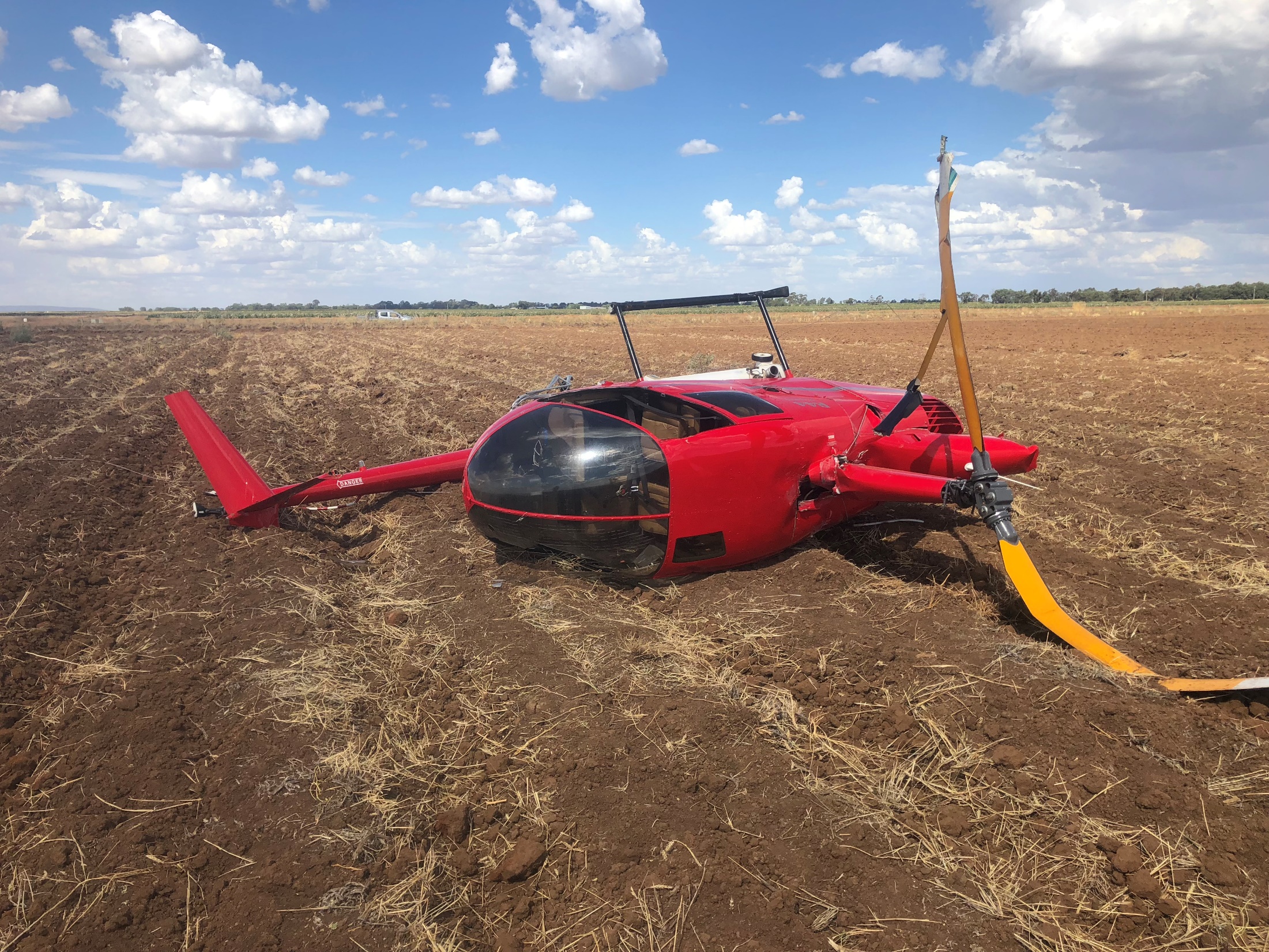 Figure 1: Helicopter final resting site