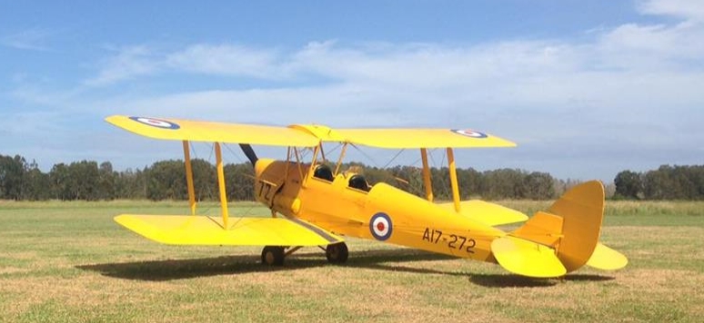 Figure 2: DH82A Tiger Moth, registered VH-UZB. Source: Supplied