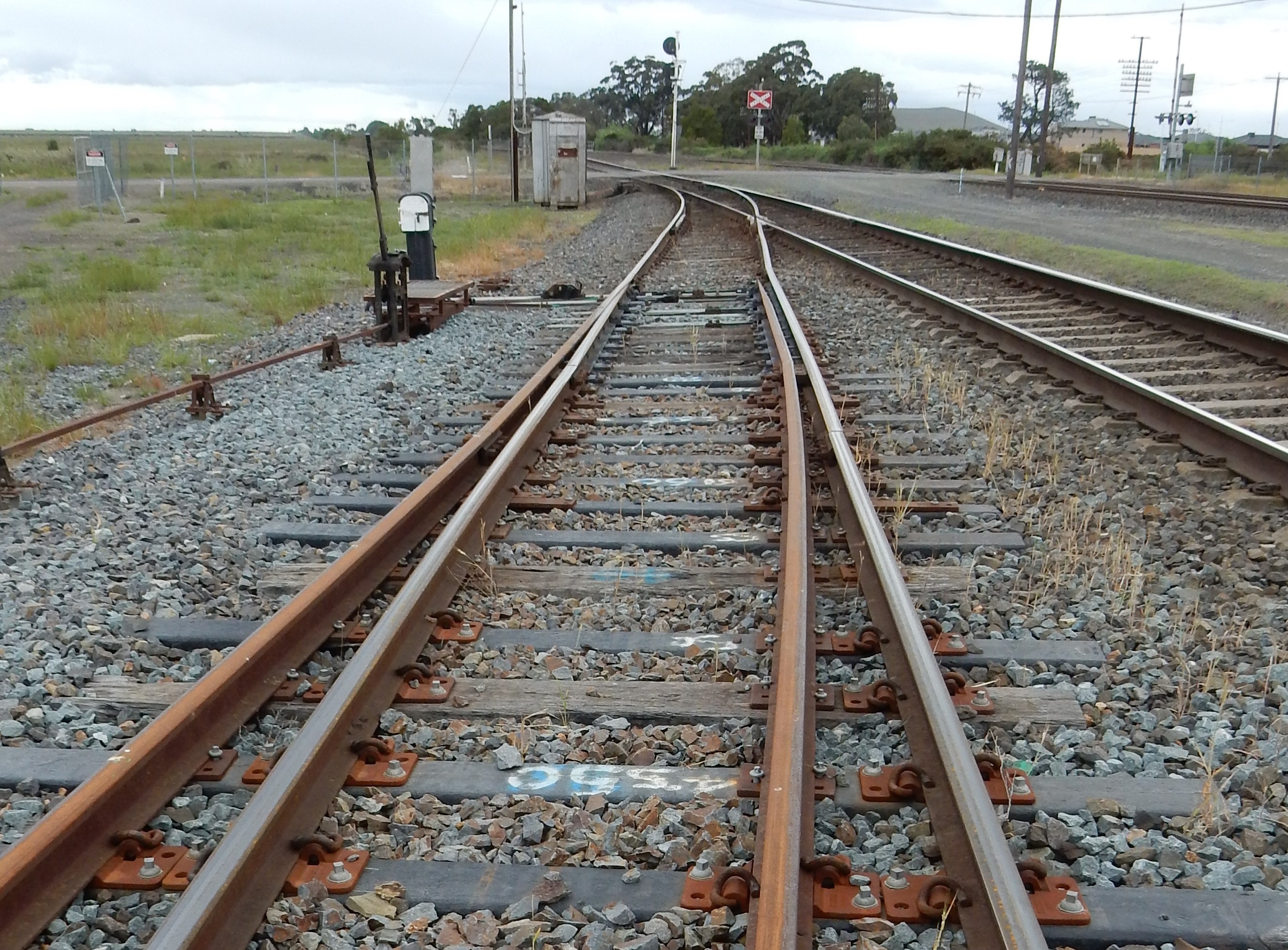 Figure 18: The derailment location after rectification works. Source:  Chief Investigator, Transport Safety (Vic)