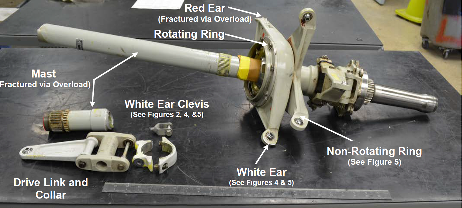 Figure 2: Components examined at Bell Helicopter’s Engineering Laboratories. Source: Bell Helicopter