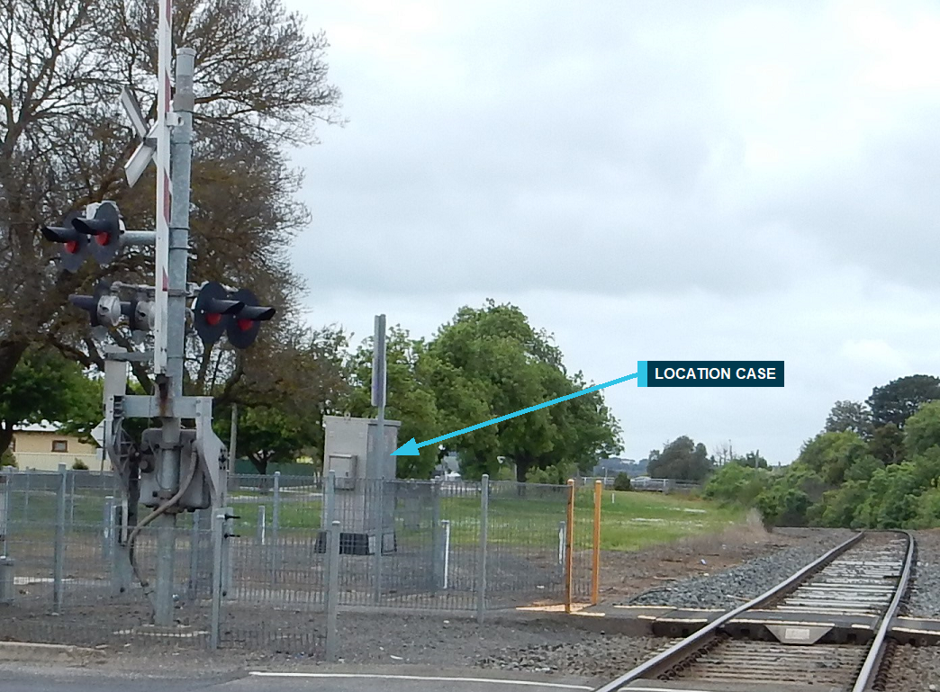 Position of a typical RLX location case (Hart St, Colac)