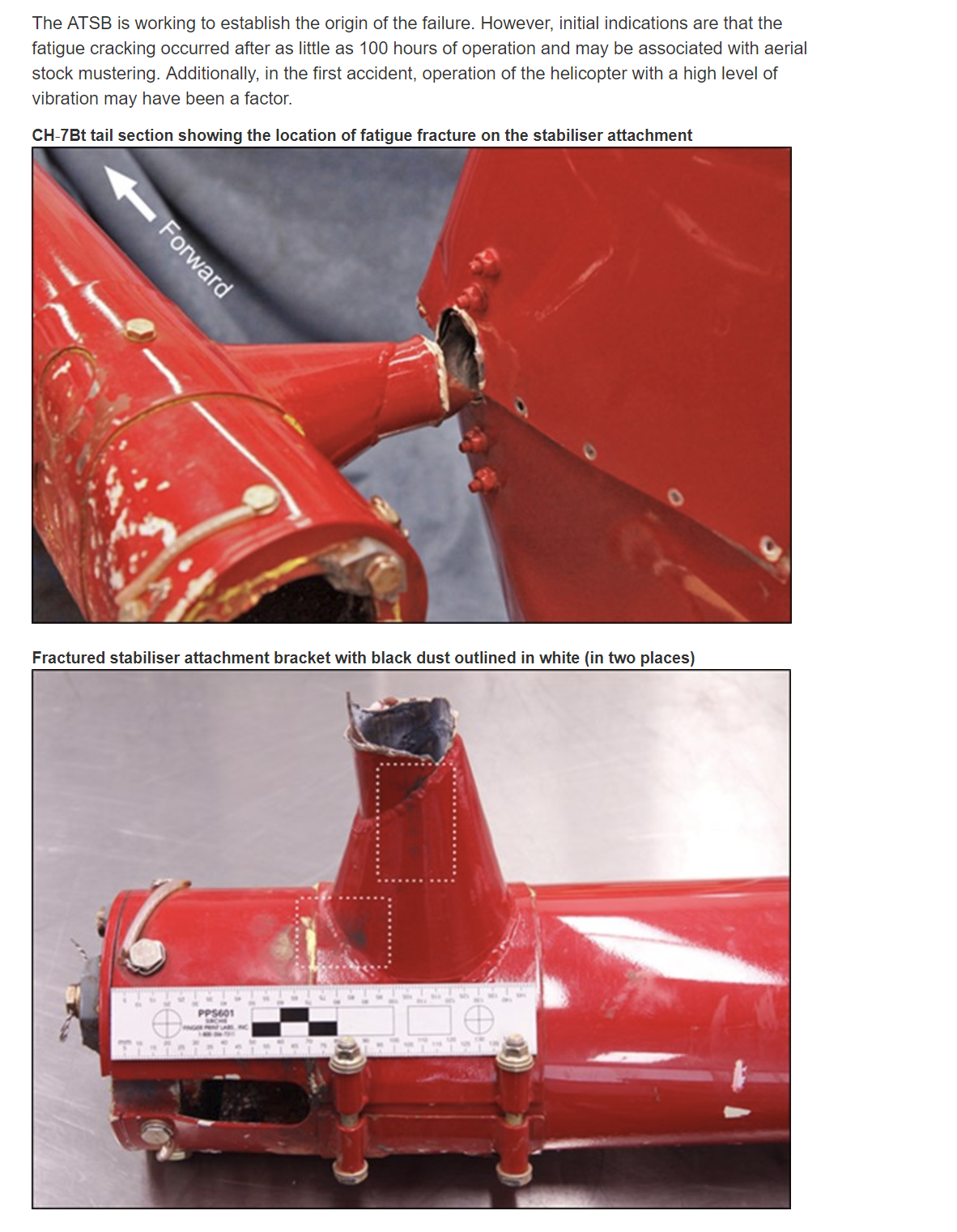 ATSB information: Cicare CH-7B helicopters Page 2