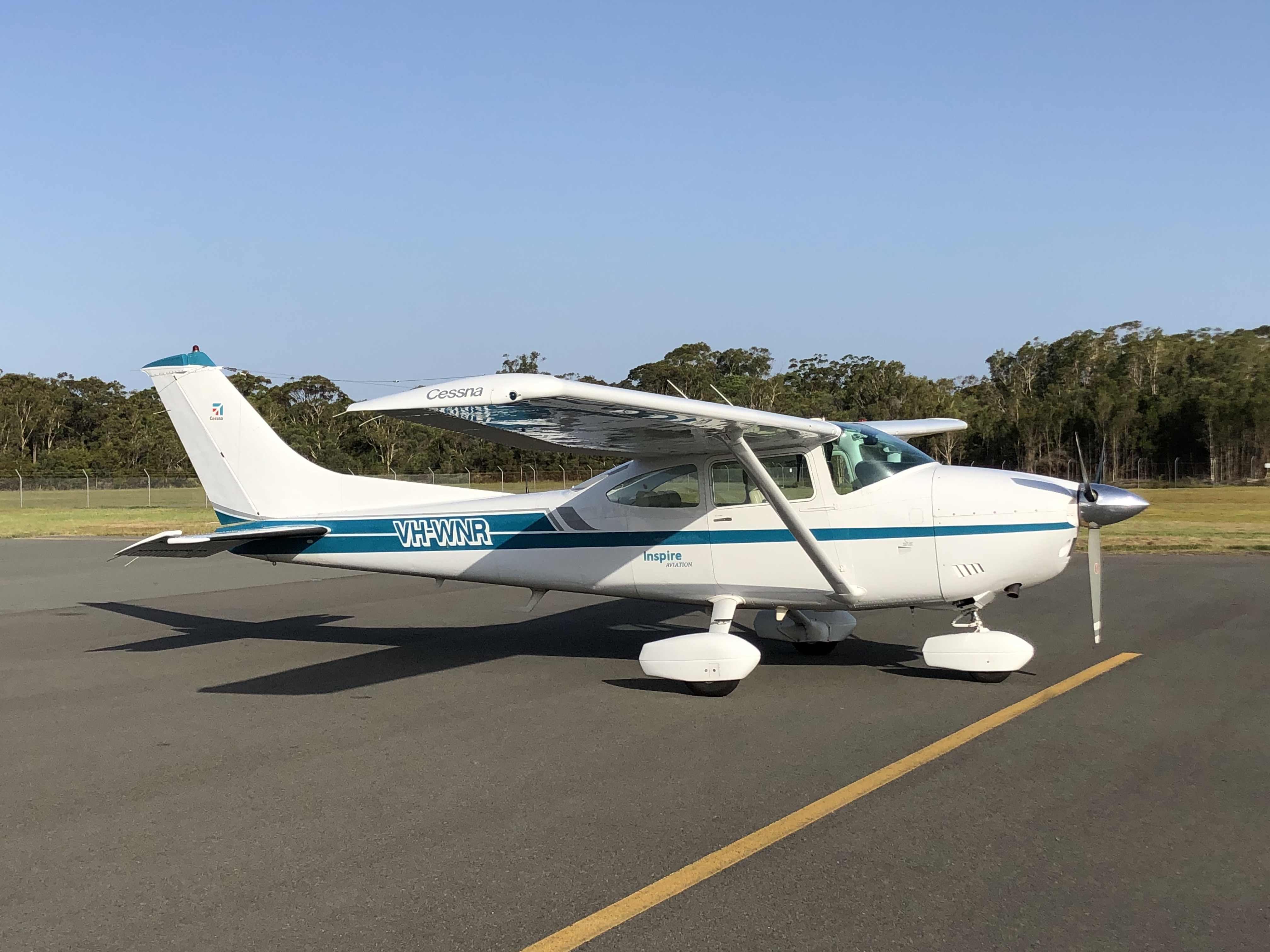 Figure 3: Cessna 182, registered VH-WNR, in 2019.<br />
Source: Aircraft operator.