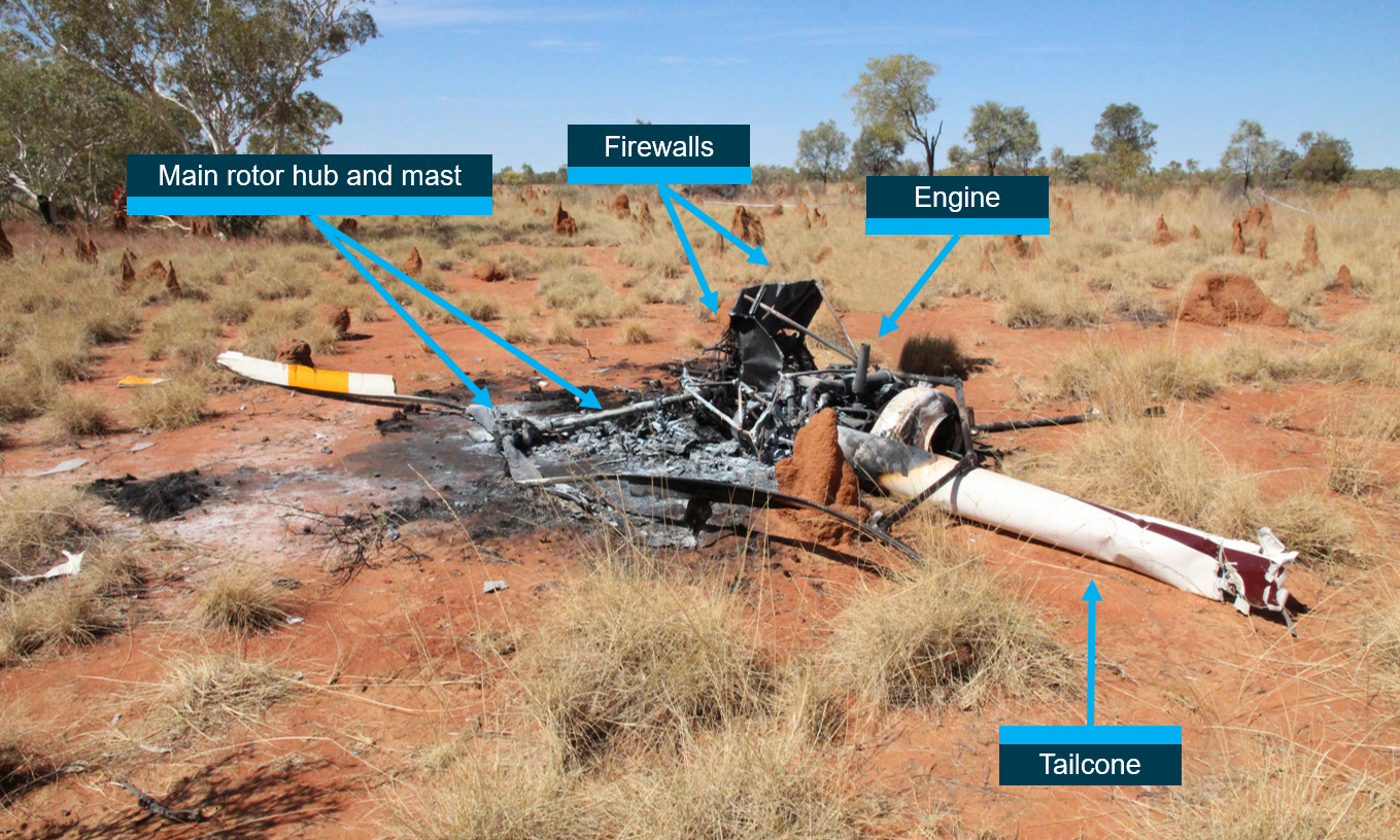 Figure 5: Main wreckage.<br />
Source: ATSB