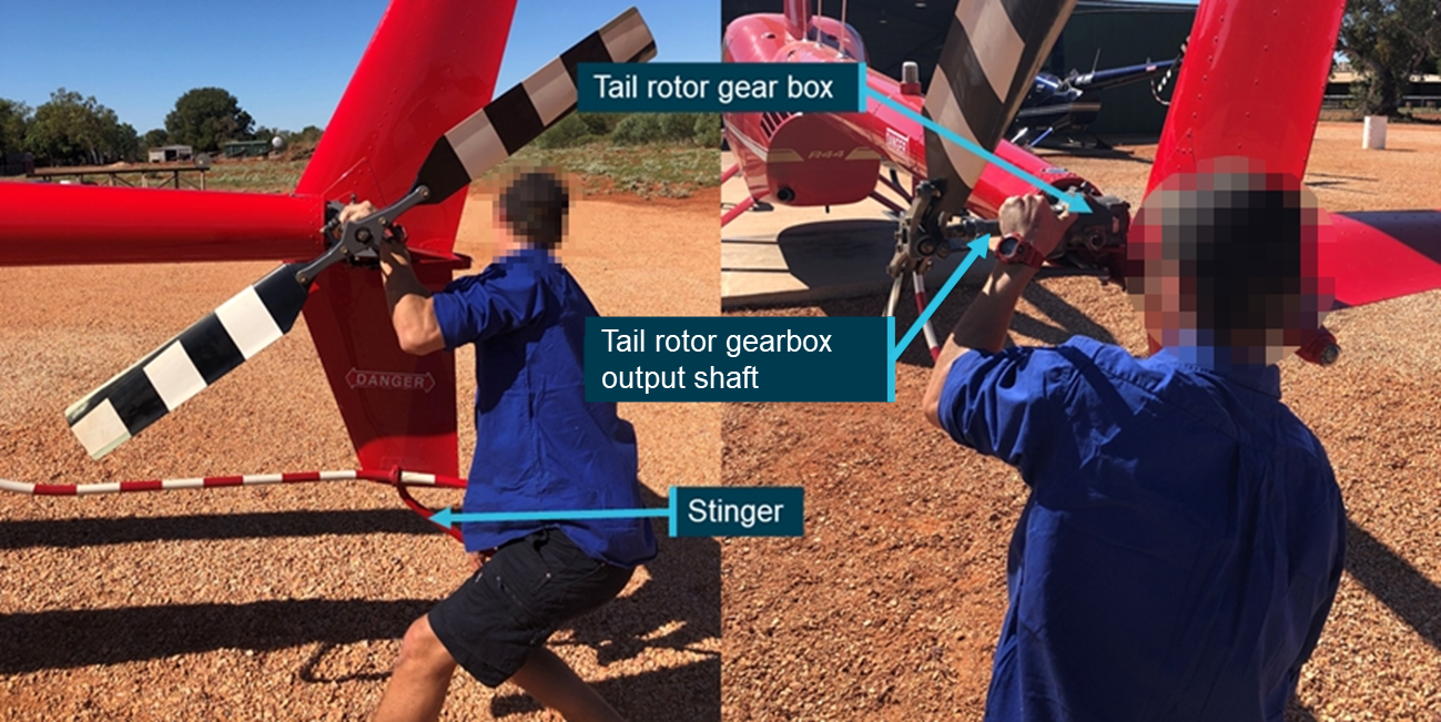 Figure 2: Exemplar ground handling technique.<br />
Source: ATSB