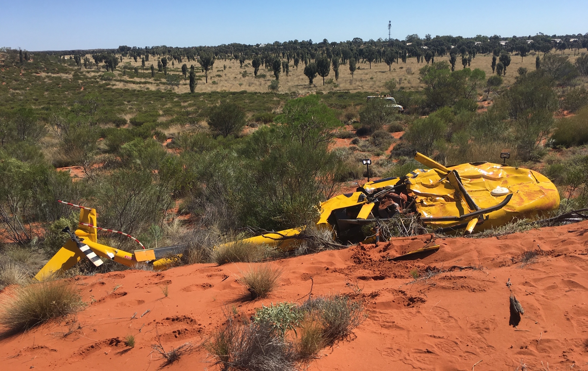 Figure 3: VH-HGX wreckage.<br />
Source: Northern Territory Police