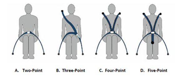 Figure 6: Aviation restraint types