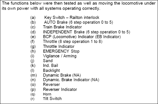 Extract of RCE test documentation used by ADE in 2014