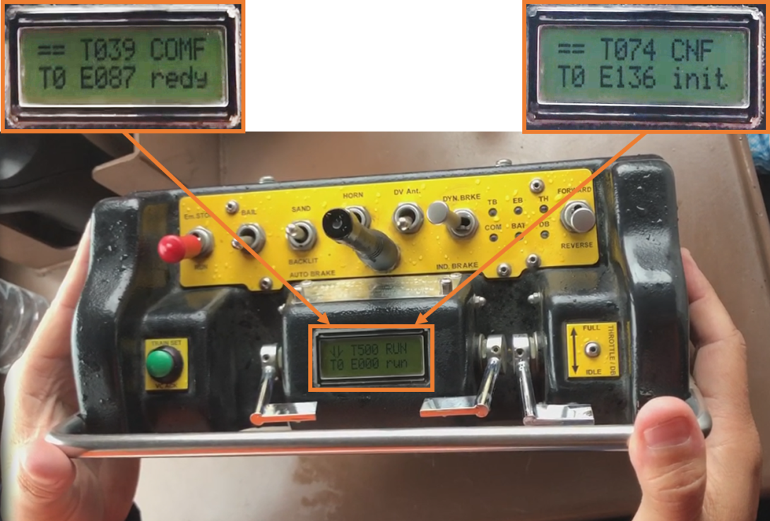 Figure 19: RCE transmitter and display screen