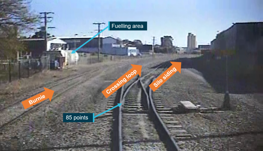 Figure 6: Devonport Yard, no. 85 points