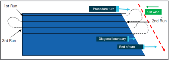 Figure 6: Diagonal boundary paddock example  