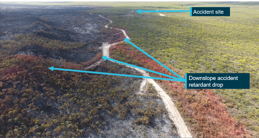 Figure 2: Accident retardant drop