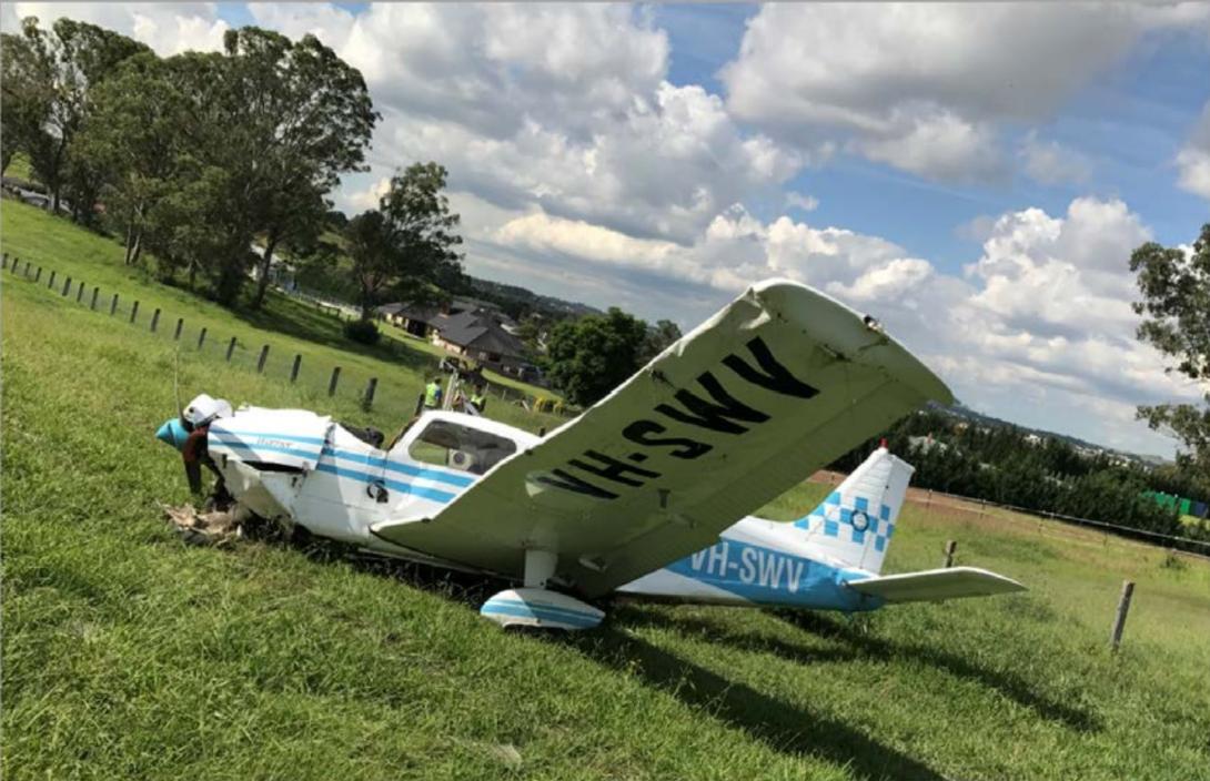 Aircraft wreckage of VH-SWV