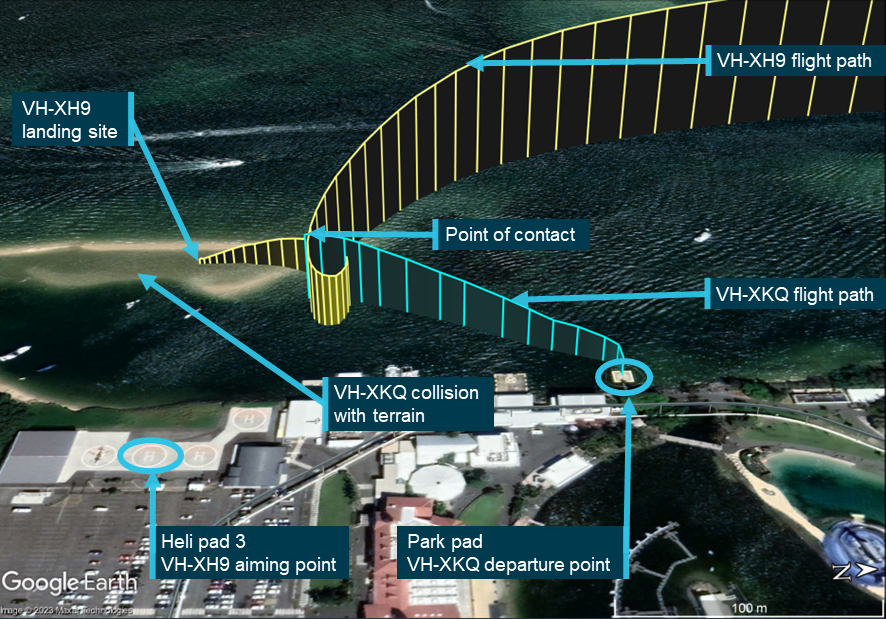 Helipad configuration at Sea World on 2 January 2023