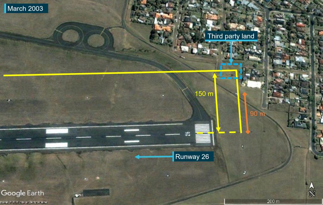 Figure 12: Approximate location of land owned by third parties