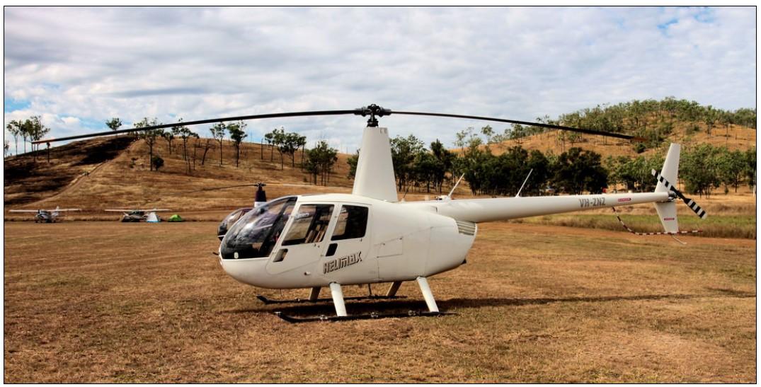 Figure 2: Robinson R44 II helicopter VH-ZNZ