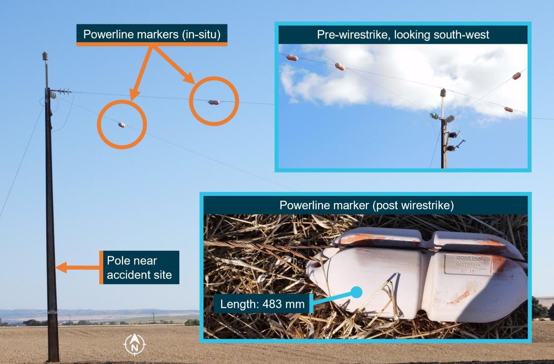 Figure 4: Powerline markers