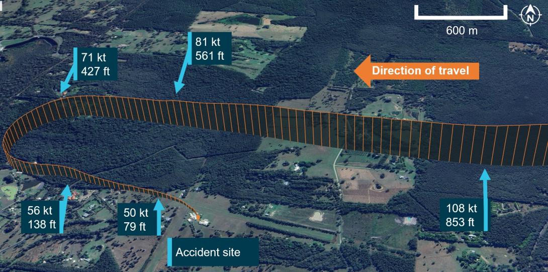 Figure 1: Approach to Greenfields airstrip