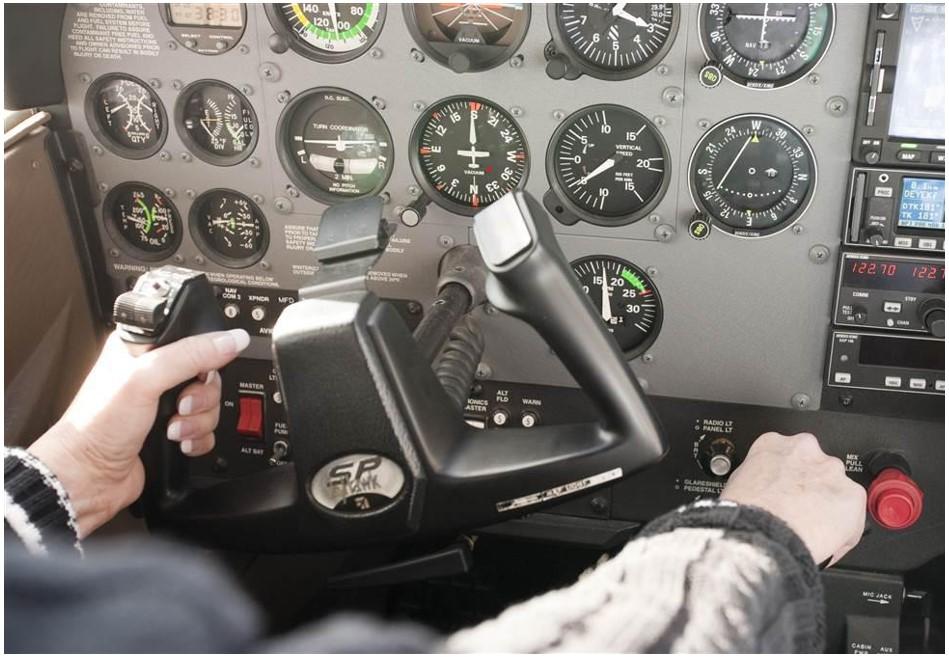 Figure 2: Cessna 172 control yoke