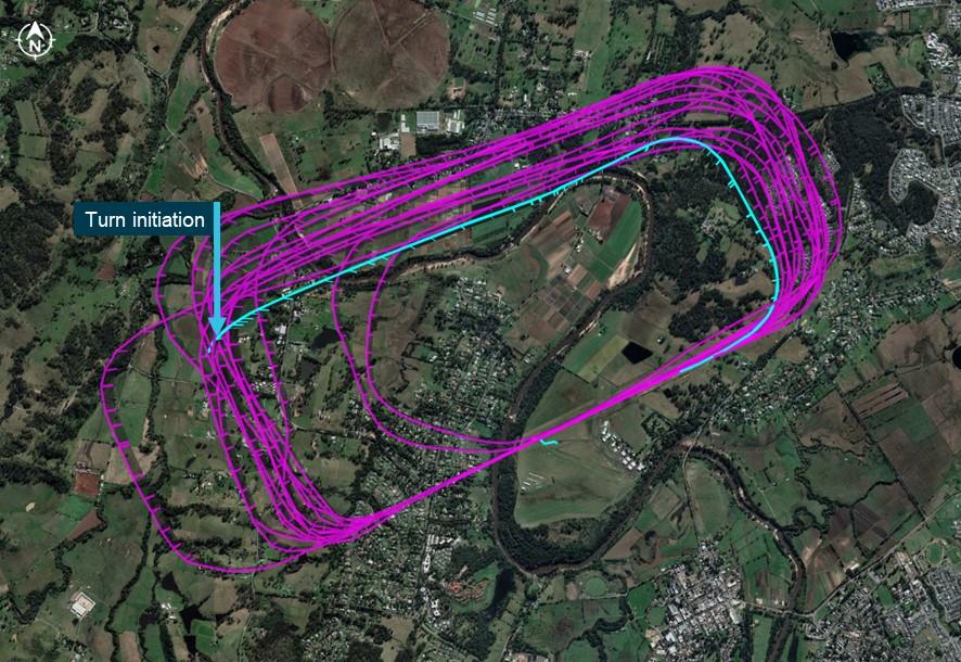 Figure 5: Previous circuit flights flown by the accident pilot