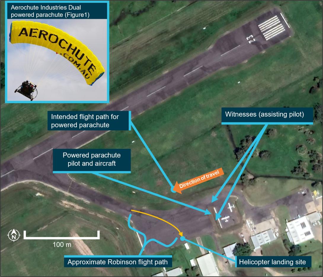 Figure 1: Terminal area locations of aircraft