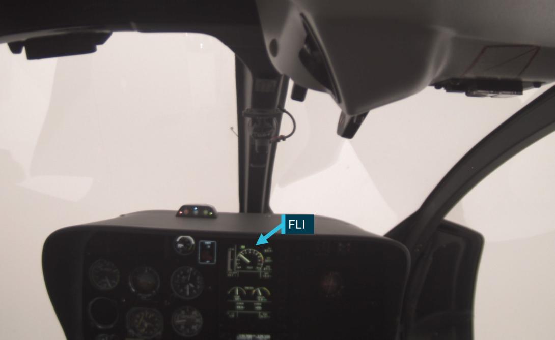 View from cockpit showing wall of cloud