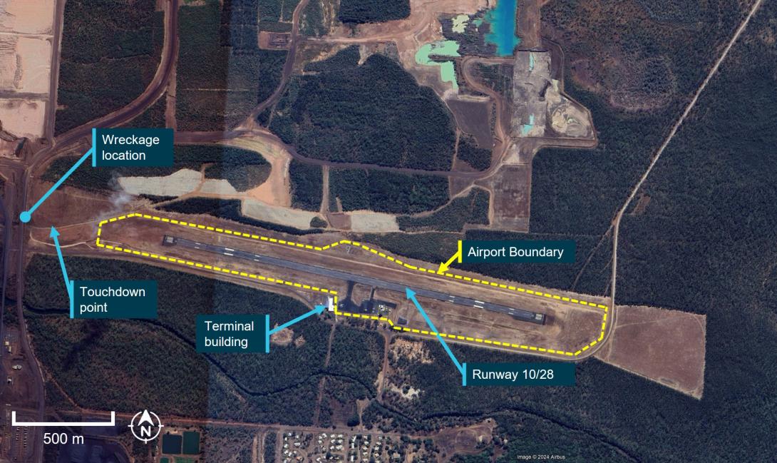 Figure 4: Groote Eylandt Airport and surrounding area