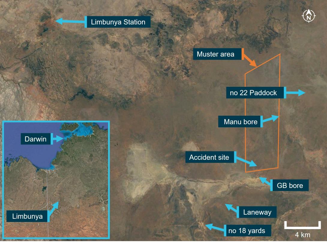 Figure 1: Limbunya Station and operational area