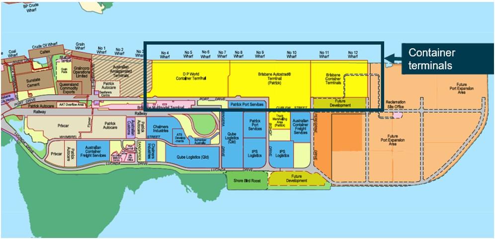 Figure 11: Fisherman Islands container berths