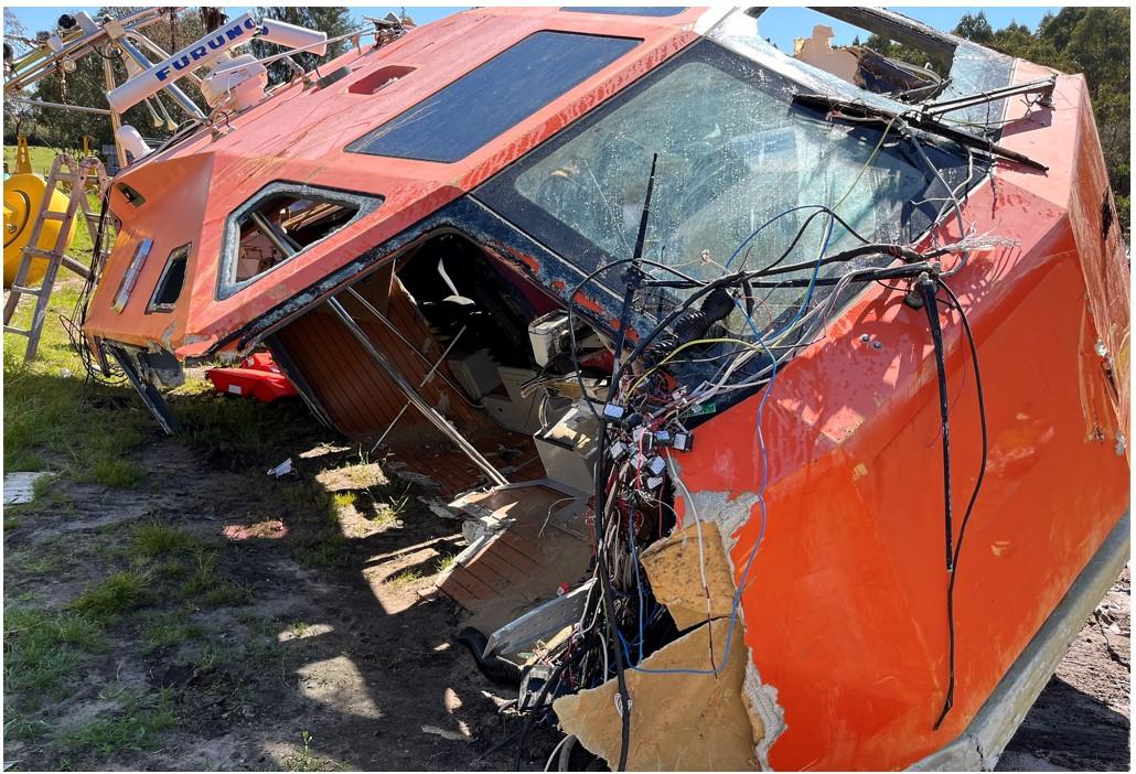 Figure 5: Recovered wheelhouse from PV Corsair