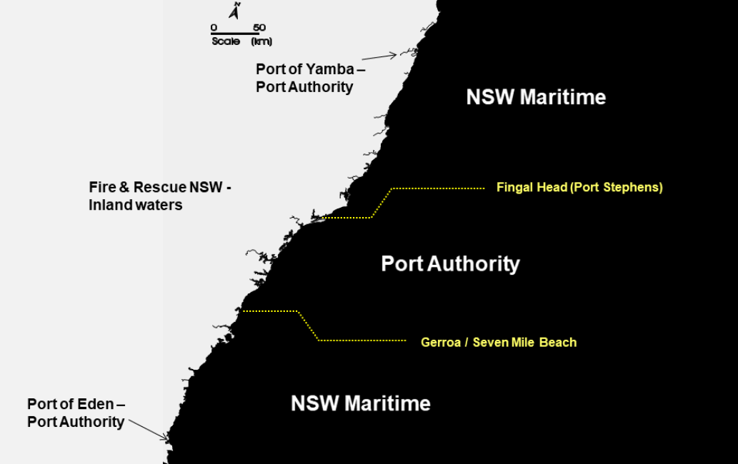 Figure 19: Regions and their boundaries for the purposes of notification and response